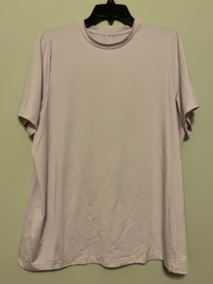 Reebok Womens Plus Size 2X Top Pink Short Sleeve Speedwick