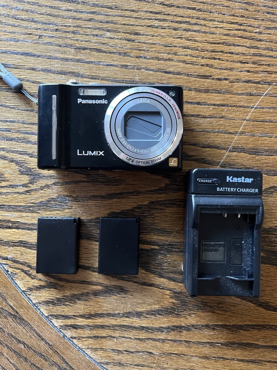 Panasonic LUMIX DMC-ZS6 12X Digital Camera Black W/ Battery