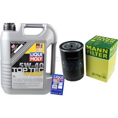 INSPEKTIONSKIT FILTER LIQUI MOLY ÖL 5L 5W-40 für VW Golf IV 1J1 1.6 2.0 1.8 T