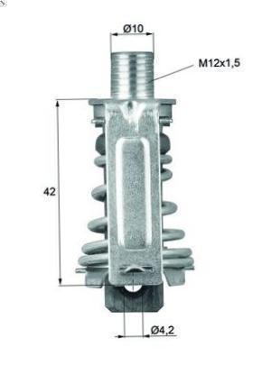 Thermostat, coolant MAHLE TX 99 70 for FSO 126P 0.65 1981-2 - Picture 6 of 6