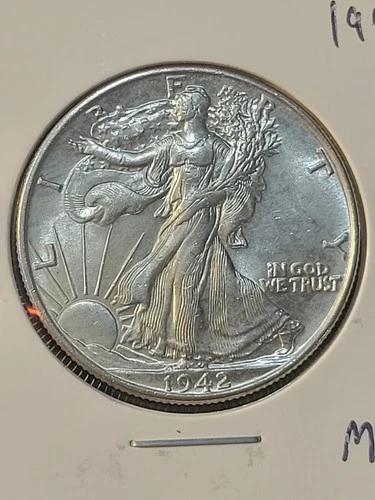 1942 BU GEM WALKING LIBERTY SILVER HALF UNC MS+++ PL U.S. MINT RARE COIN 9718