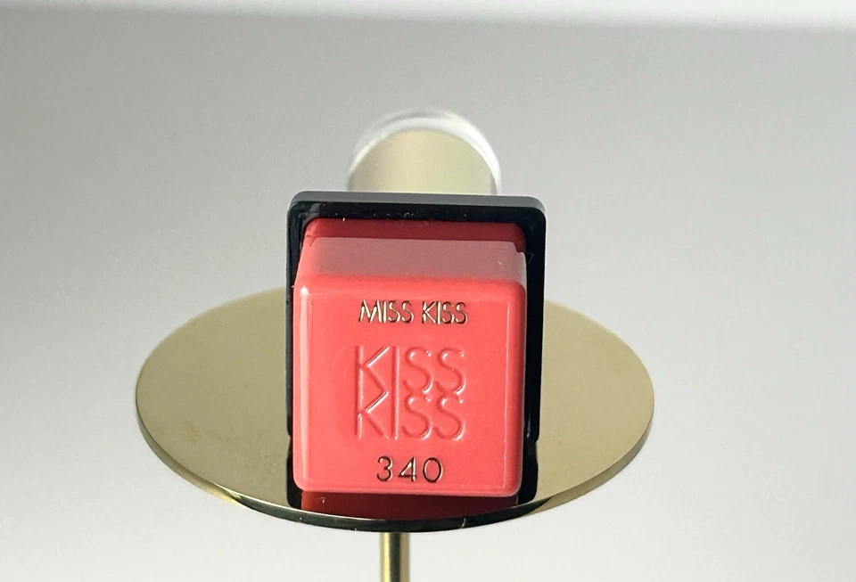 Guerlain KissKiss #340 Miss Kiss Coral Pink Toned – Satin Finish Discontinued - Image 2 of 4