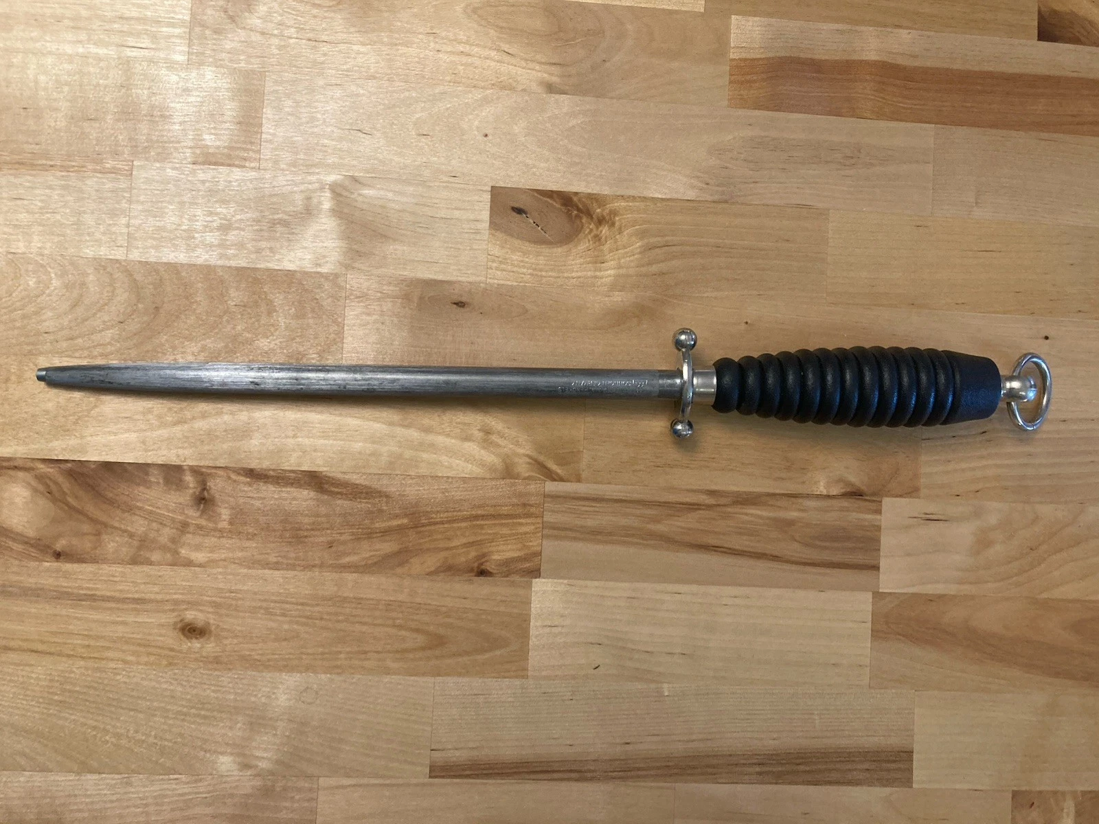 Vtg J.A.Henckels Zwilling Knife Sharpening Honing steel 10" Solingen Germany