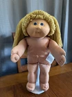 1980s Cabbage Patch Kid IC1 Blonde Hair Blue Eyes Paci Mouth TLC Dimple Cute TLC