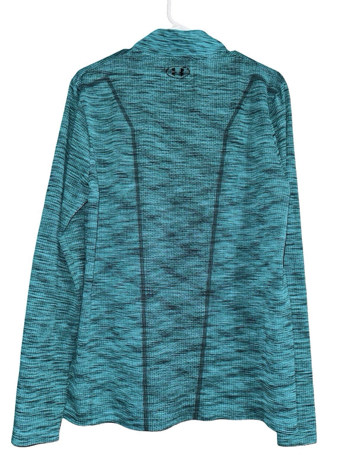 Under Armour Mens Fitted HeatGear Siphon Half Zip Top Sz XL Green Long Sleeve thumbnail 2