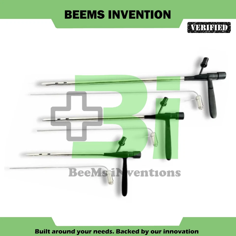 Bronchoscope Rigid with FiberOptic Light Carrier STORZ FIT 3pc Set Black Coated - Image 3 of 3
