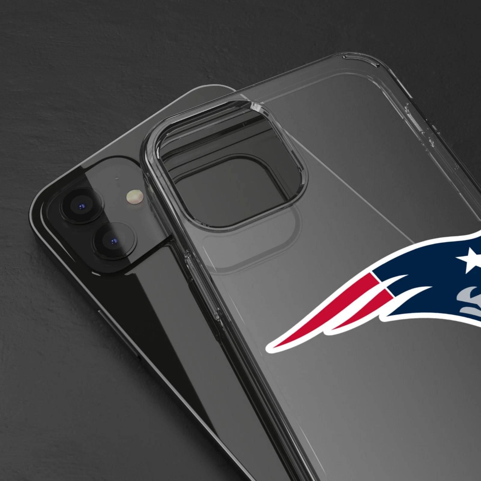 New England Patriots Clear Phone Case for iPhone