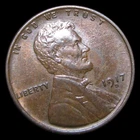 1917-D Lincoln Cent Wheat Penny ---- Unc Coin ---- #PP466