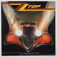 ZZ Top Billy Gibbons JSA Signed Autograph Record Album Vinyl Eliminator
