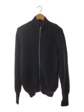 nano universe Knit Sweater (Thick), Large, Acrylic, Black, nuc82knt039tg