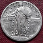 1917 D Type 2 Standing Liberty Quarter 25c Higher Grade Details #100771