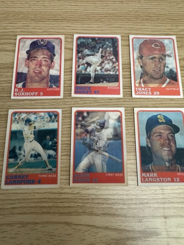 1988 Sportflics Baseball 6 Card Set - Picture 2 of 4