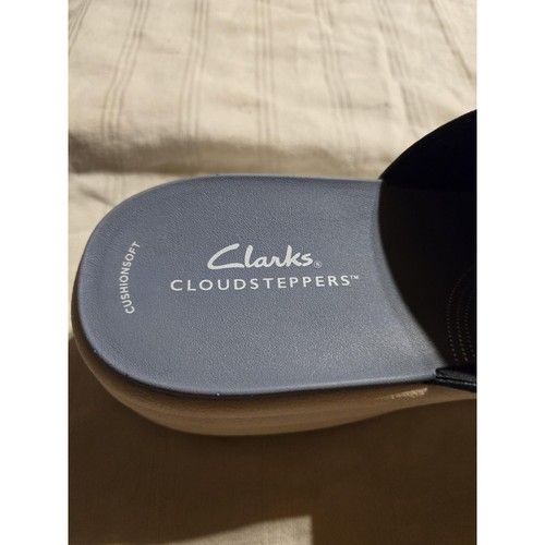 Clarks Cloudsteppers Womens Slide Sandals Drift Buckle Denim 11 - Afbeelding 5 van 8