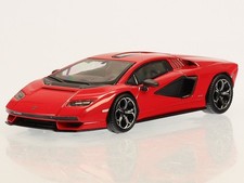 Lamborghini Countach LPI 800-4 2023 orange diecast model car 720 Mini-GT 1:64