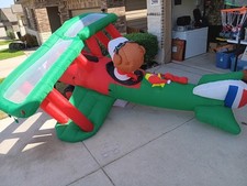 Rare 12ft Snoopy And Woodstock Airplane Inflatable With Box PLEASE READ
