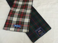 Brand New  Beautiful Top Quality, Tartan Scarf in Pure Wool Made in England.