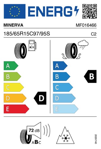 Minerva Van Master AS 3PMSF 185/65R15 97/95S Reifen Ganzjahresreifen Transporter - Bild 2 von 2