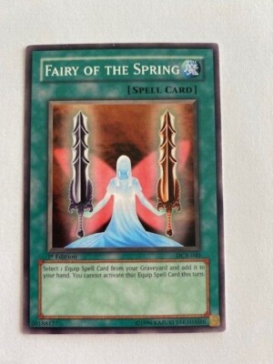yugioh fairy equip cards A269 YUGIOH SPELL CARD FAIRY OF THE SPRING DCR-040