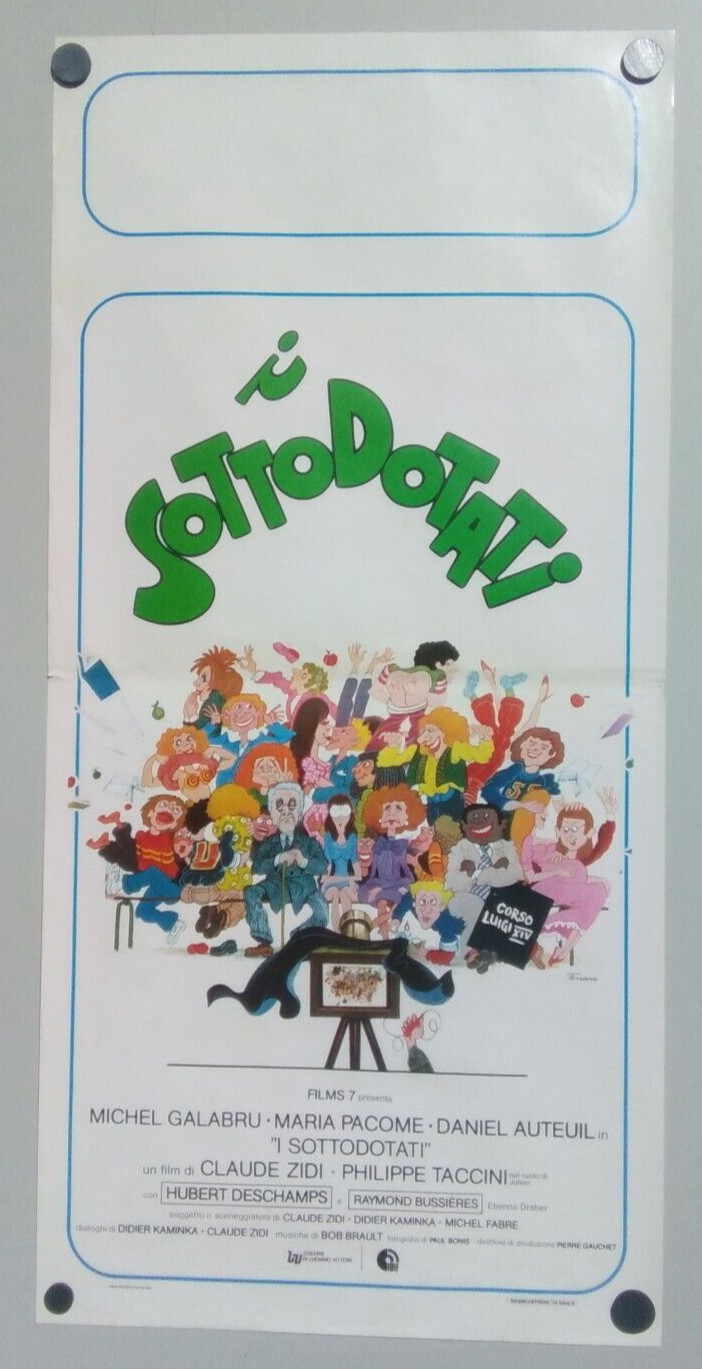 Locandina originale film I sottodotati (1980) - Regia di Claude Zidi
