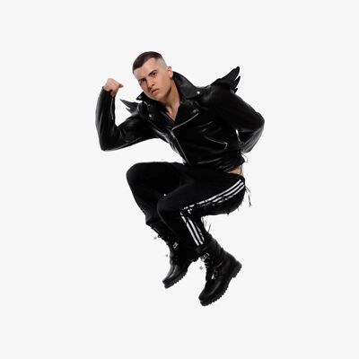 Adidas Jeremy Scott Leather Wings Jacket Biker Jacket O21147