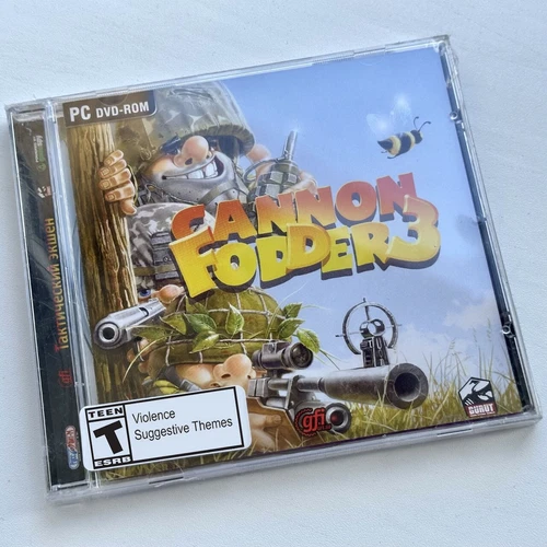 CANNON FODDER 3 - PC DVD Jewel case, Brand New SEALED
