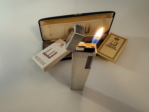 dunhill london longboy 5” rollagas lighter with box & paper - Picture 8 of 12