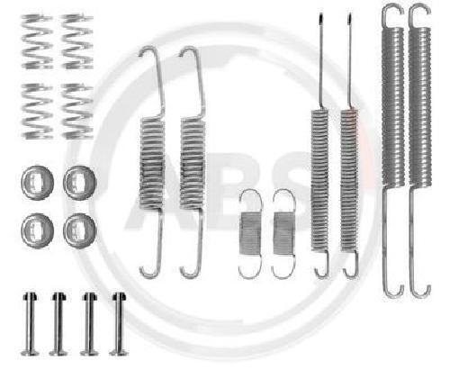 Original A.B.S. Accessory Set Brake Shoes 0598Q for Audi VW