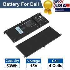   H5CKD Battery For DELL Inspiron 5406 7405 7300 7306 7500 2-in-1 Silver Series