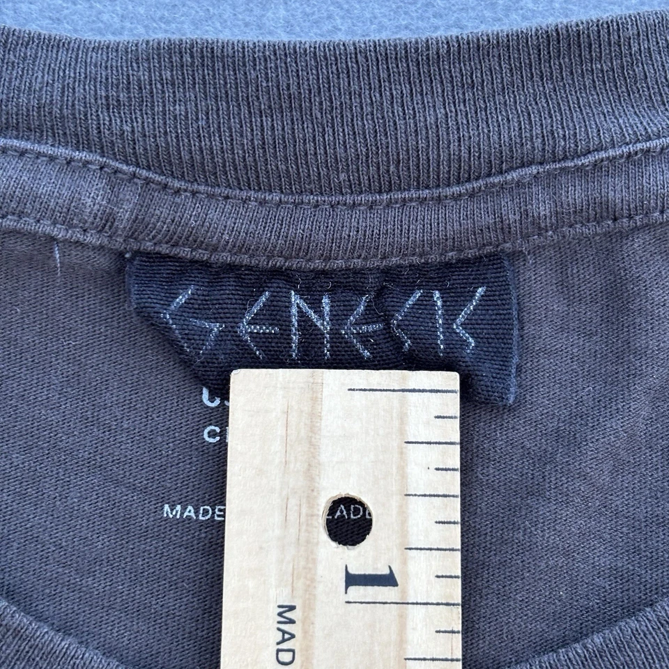 Genesis Vintage Distressed Rock Band T-Shirt Tony Banks  Phil Collins - Image 3 of 4