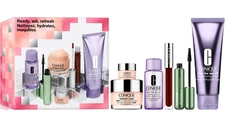 Clinique Ready Set Refresh Skincare Makeup Gift Set 6 in 1 NEW