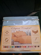 Elegant Comfort Light Blue Queen Sheet Set