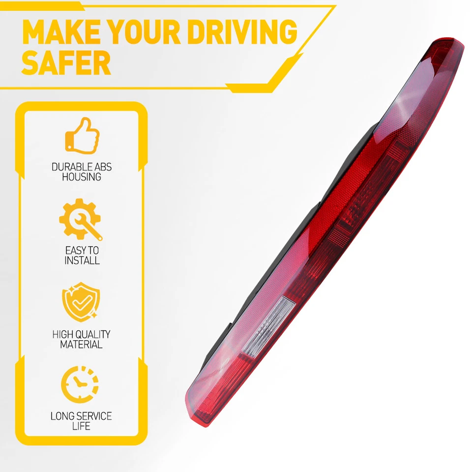 Parachoques trasero derecho reflector luz reflector EOA para Audi Q7 2016 2017 18 19 2020 Foto 4 de 4