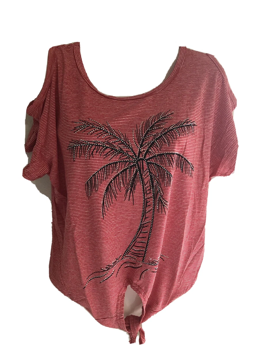 Blusa roja corta sale