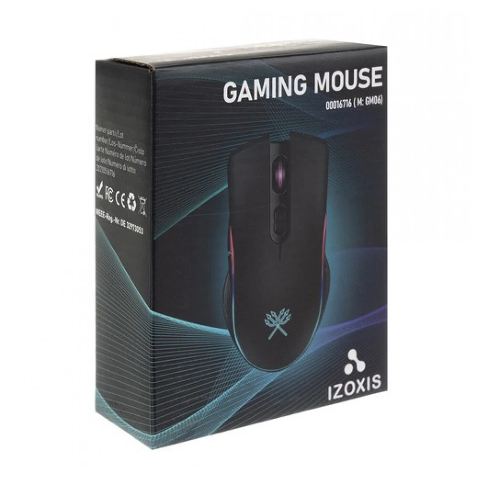 Gaming Mouse LED 1200-7200 DPI For PC RGB Precise • Ergonomic • Durable - Image 2 of 3