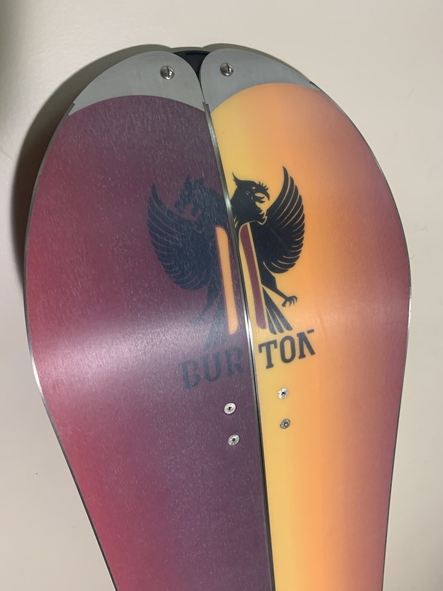 Vintage Burton Split 166 Splitboard NEW W/ Skins + Crampons Very