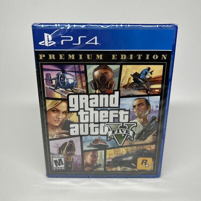 Grand Theft Auto V Premium Online Edition - Sony PlayStation 4 BRAND NEW