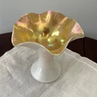 Steuben Carder Era Art Glass Vase Aurene On Calcite Palm Beach Estate Find