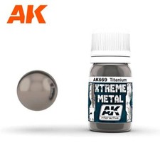 AK Interactive AK669 Xtreme Metal Titanium 30ml - US