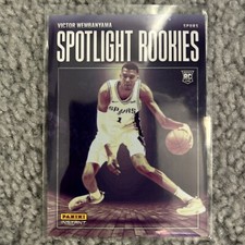 1/209 Victor Wembanyama RC 2023-24 Panini Instant Spotlight Rookies NBA Card #1