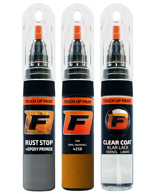 für OPEL VAUXHALL 425B BURNING HOT LACKSTIFT Reparatur Set Autolack Kratzer