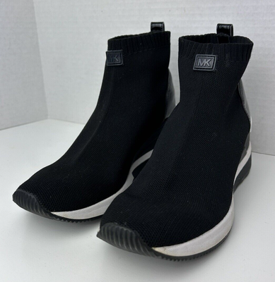 Michael Kors Skyler Bootie Stretch-Knit Sock Wedge Sneaker Women's