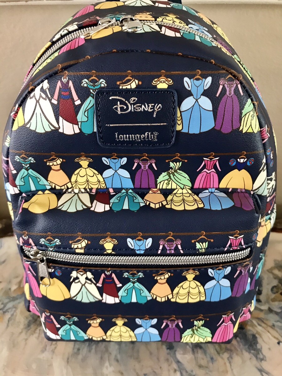 Loungefly Disney Princess Dress Closet Mini Backpack  display picture 1