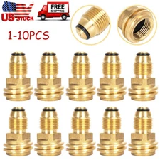 1-10pc Propane Tank Refill Adapter Convert POL LP Valve to QCC1/Type1 Regualtor