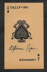 Al Capone Autograph Reprint On Genuine Original Period 1920s 3X5 Card *CRD