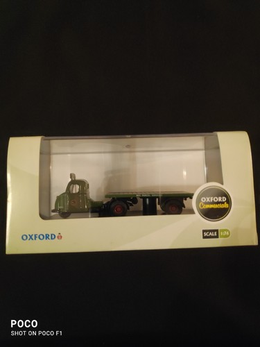 Oxford Die-Cast Commercials 76RAB005 Scam Scarab Flat Bed Trail BRS 1:76 + box