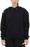 NIKE Womens Black Sportwear Long Sleeve Hoodie Size UK 10 Small BNWT