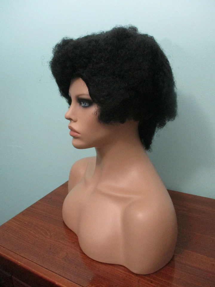 6" black curly AFRO WIG by SEPIA / WEST BAY - Image 4 of 4
