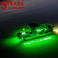 50000Lumens 12V 300LED Green Light Fishing Light Lamp Fish Attract 5m IR control