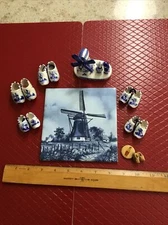 vintage delft blue holland collection