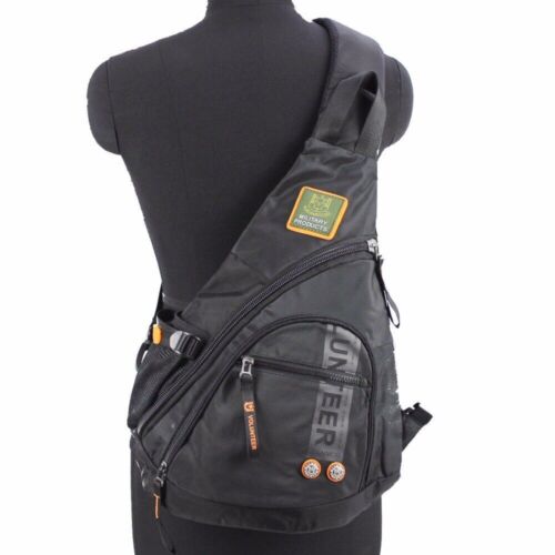 Men Oxford Sling  Shoulder Chest Bag Travel Assault Back Pack Cross Body  Bags - Picture 1 of 12